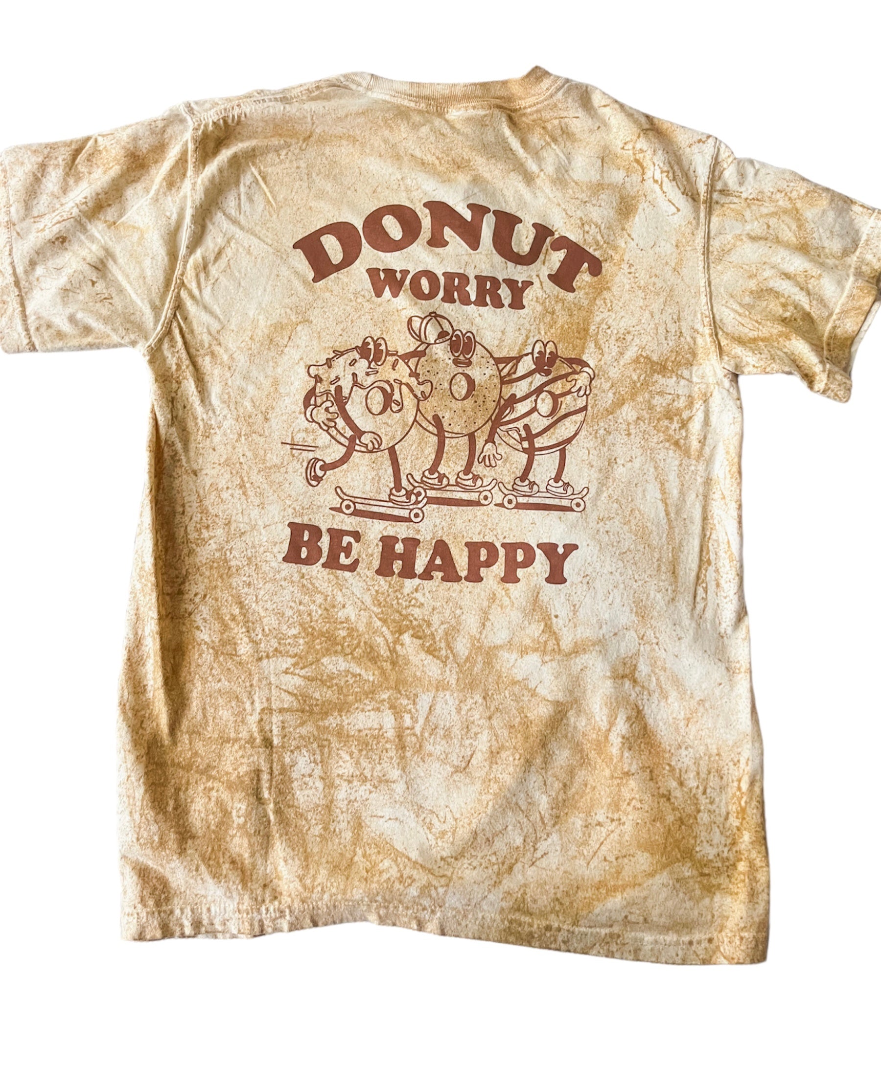 donut worry be happy t-shirt. T-shirt for introvert. Trendy t-shirt Australia