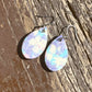 'Periwinkle' Teardrop dangle earrings