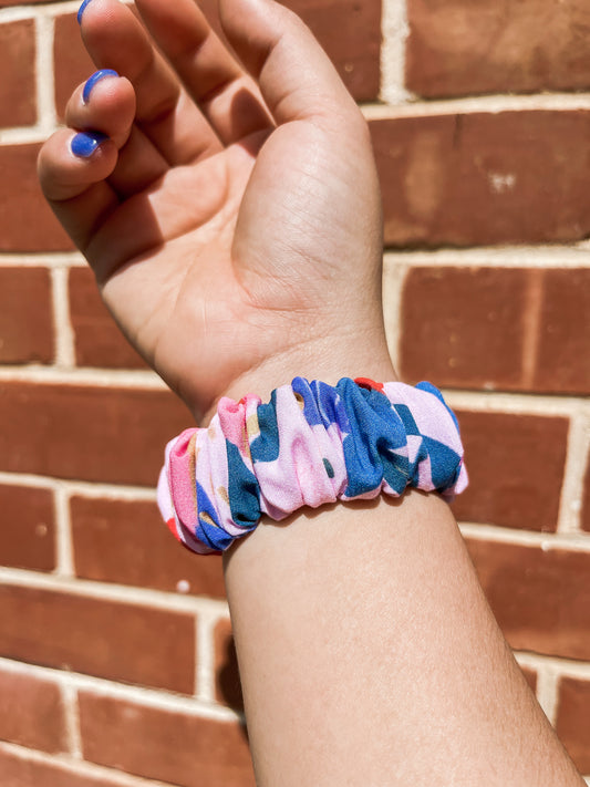 Bright Abstract Smart watch Scrunchie Band