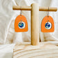 'Coral' Window dangle earrings
