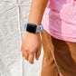 Grey Smart Watch Scrunchie Band