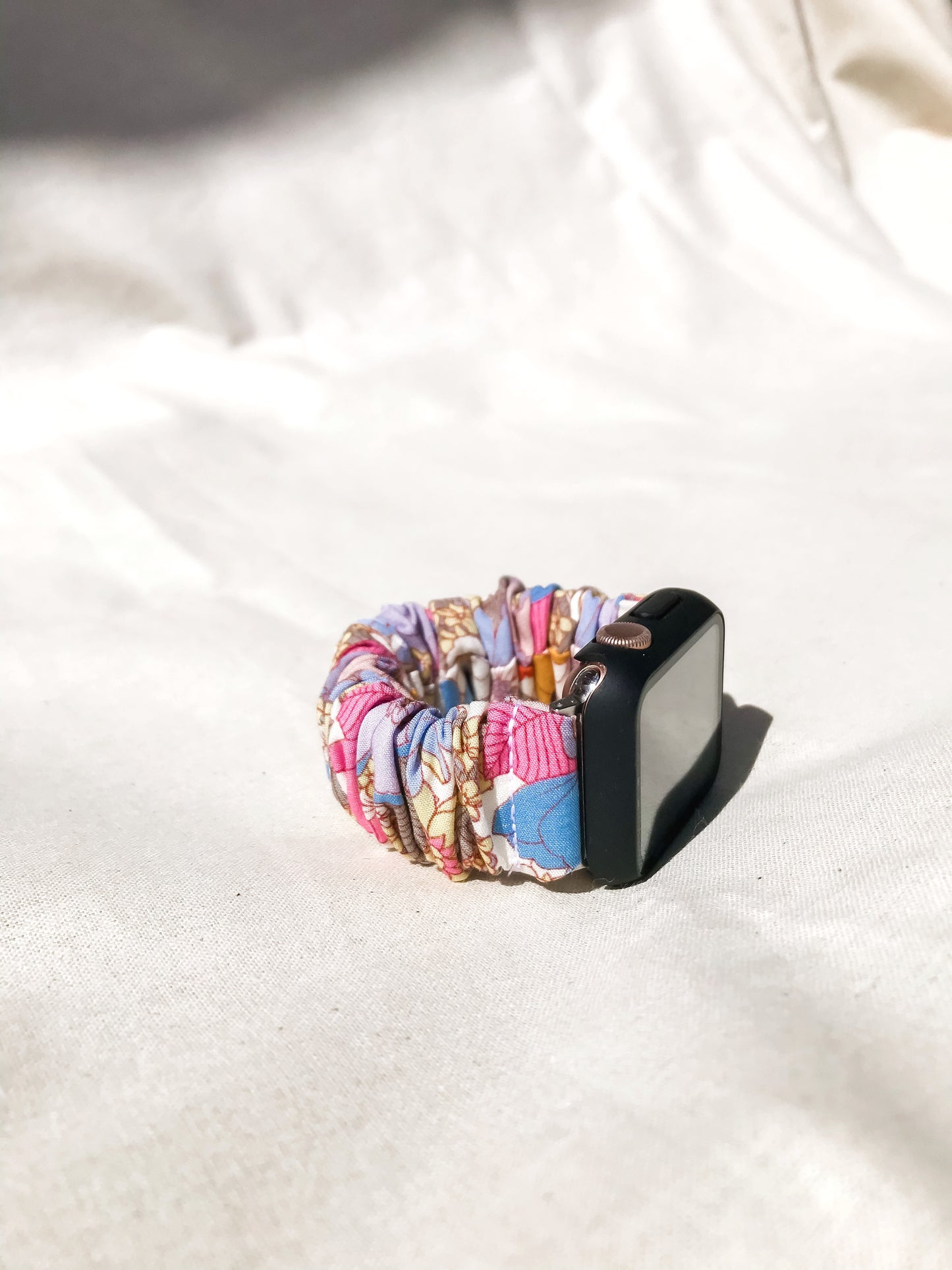 Spring Time Smart watch Scrunchie Band